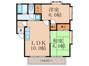 クレイン・ヴィレッヂの物件間取画像